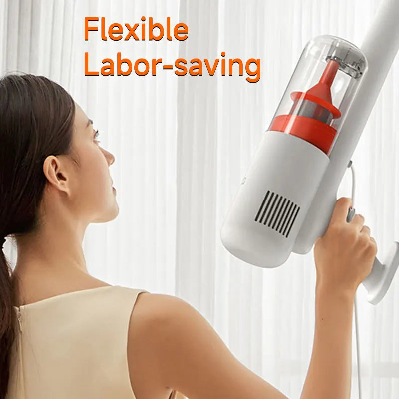 Revolutionary Handheld Vacuum Cleaner with Powerful 16Kpa Cyclone Suction and 5-Stage Filtration for Effortless Home Cleaning